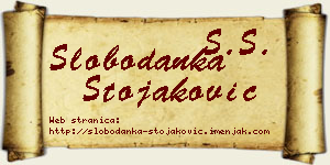 Slobodanka Stojaković vizit kartica